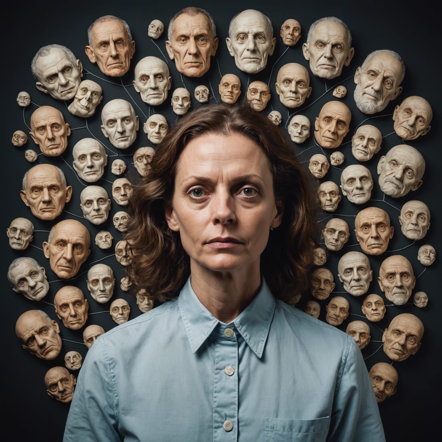 OCD Embodiment: A Conceptual AI Illustration