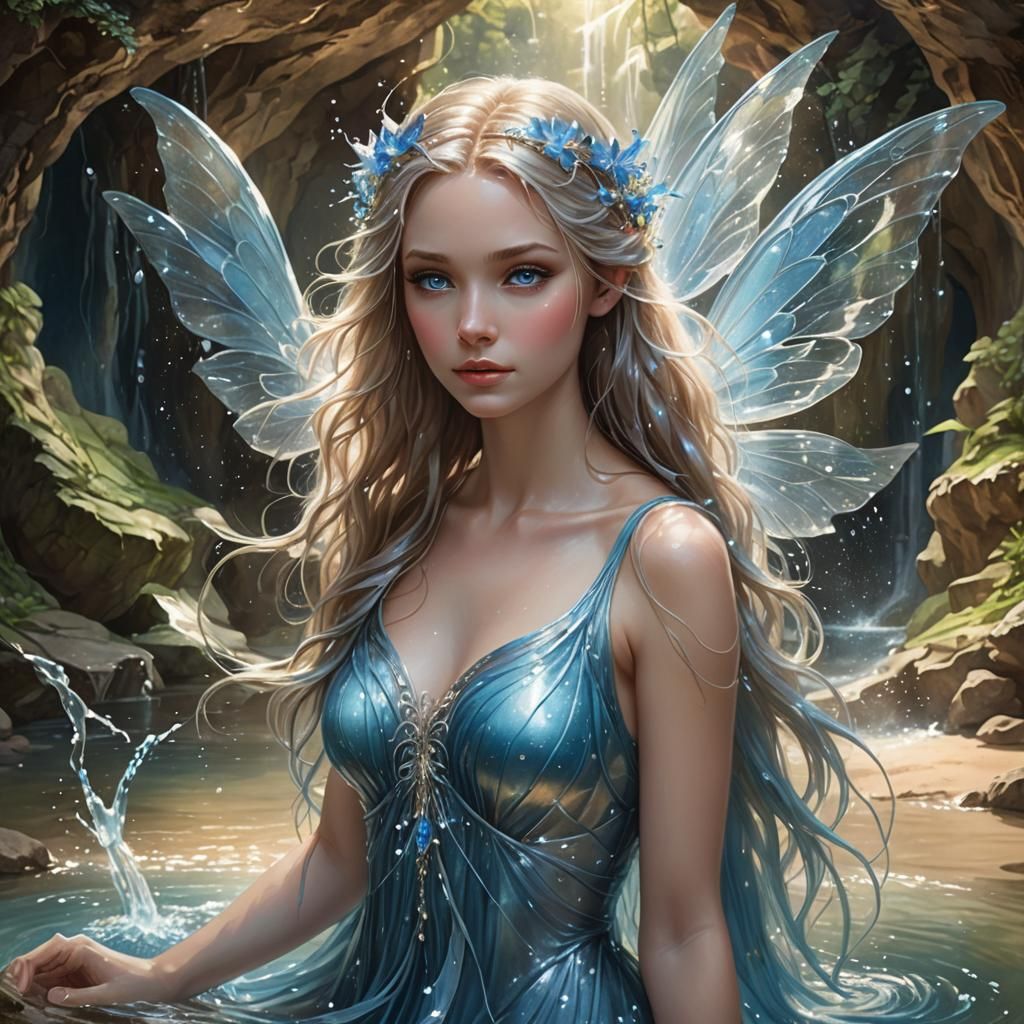 Ethereal Water Fairy Casting Spell