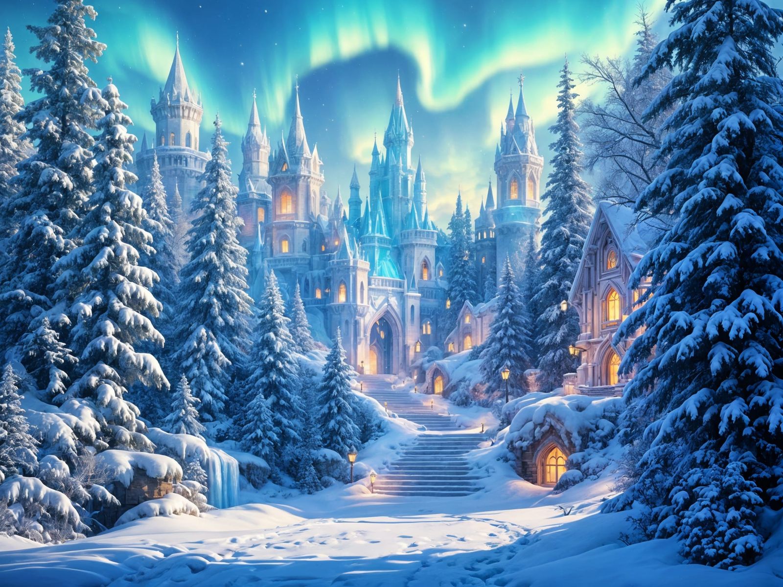 winter fantasy kingdom