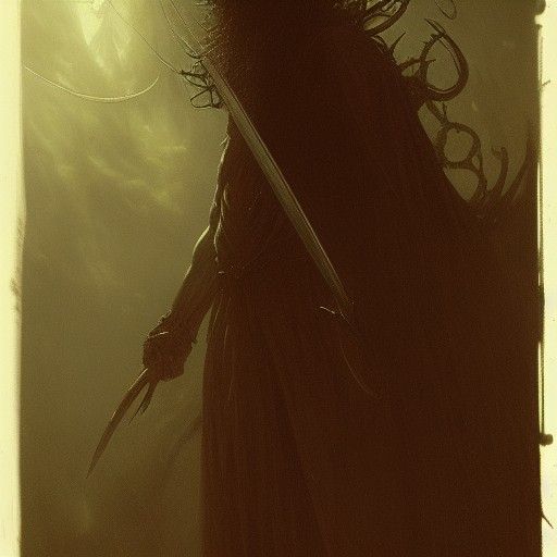Demon Slayer 4th Form in Horror Style