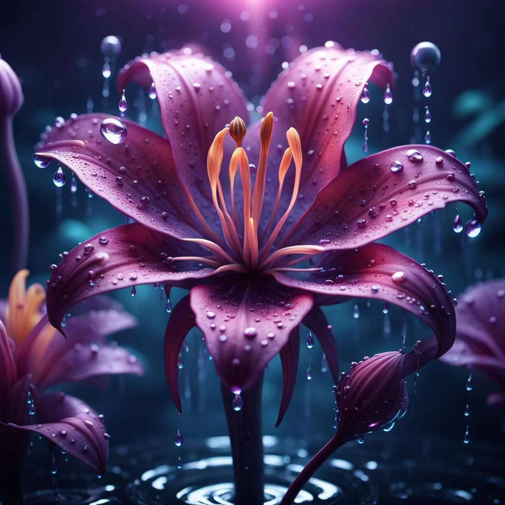 Luminous lilly 💧✨