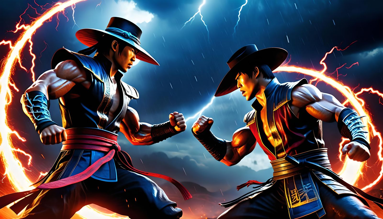 (Mortal Kombat) 🥏Kung Lao🥏 vs. ⚡Raiden⚡ Round 3