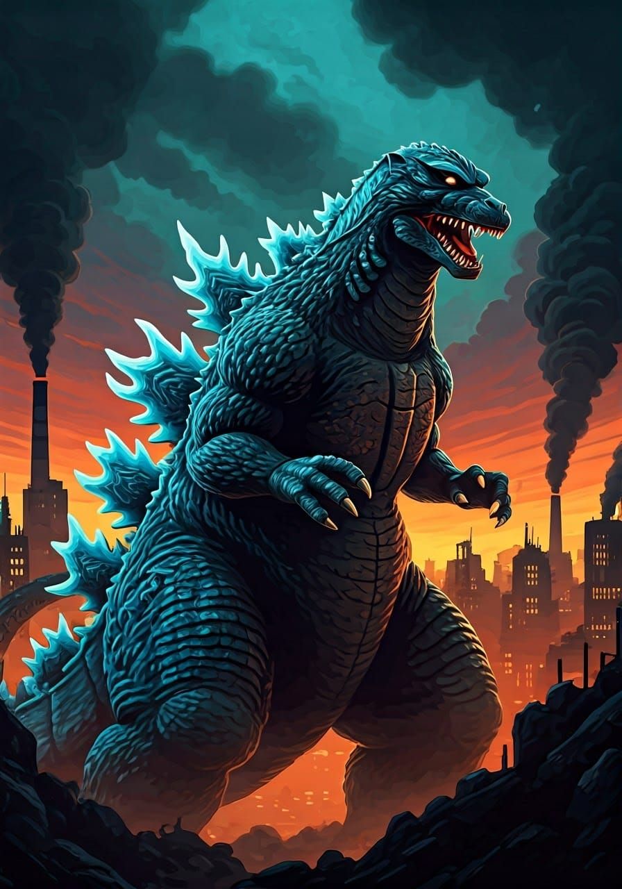 Godzilla vs. Hedorah: Vintage B-Movie Poster Art