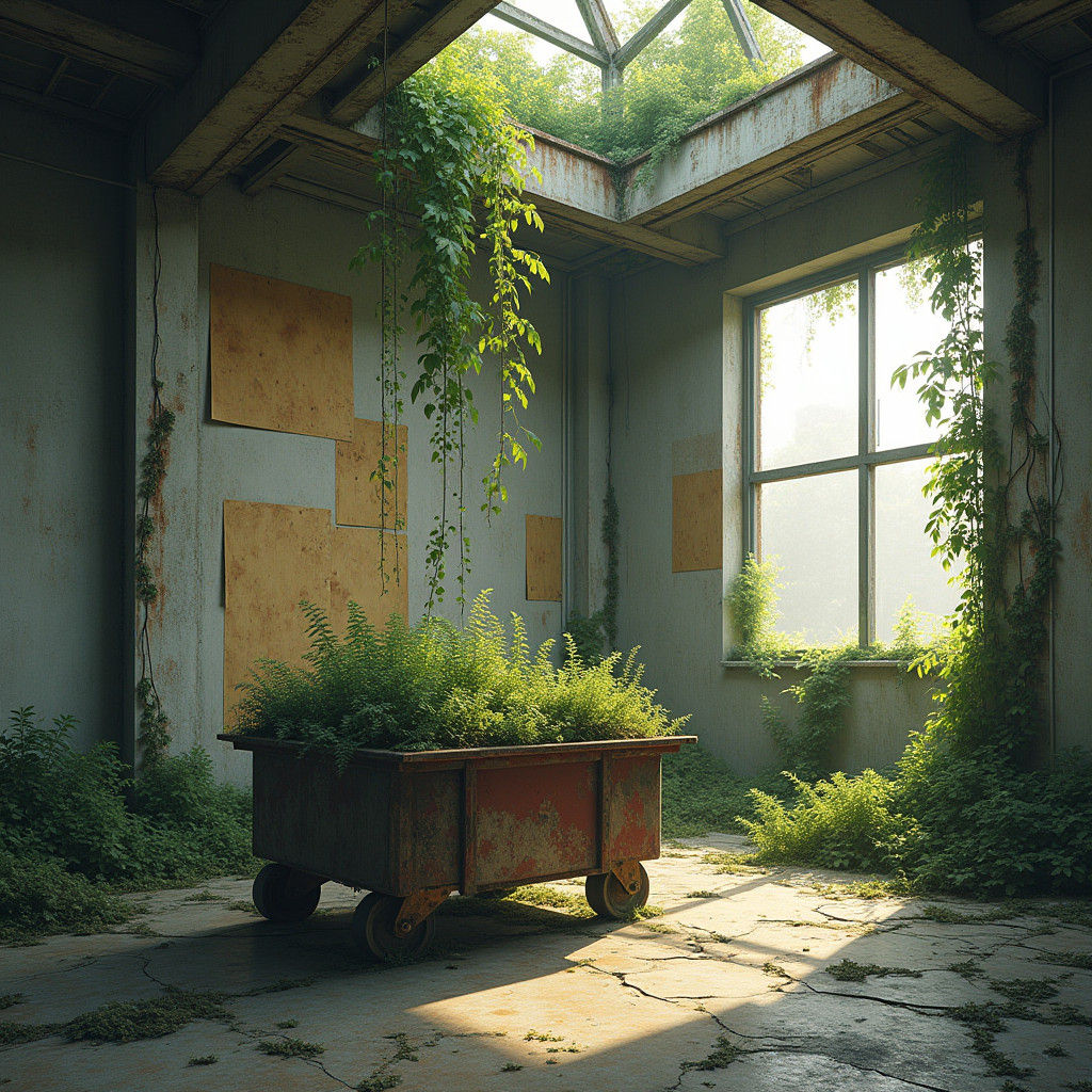 Nature Reclaims Vacant Office Tower