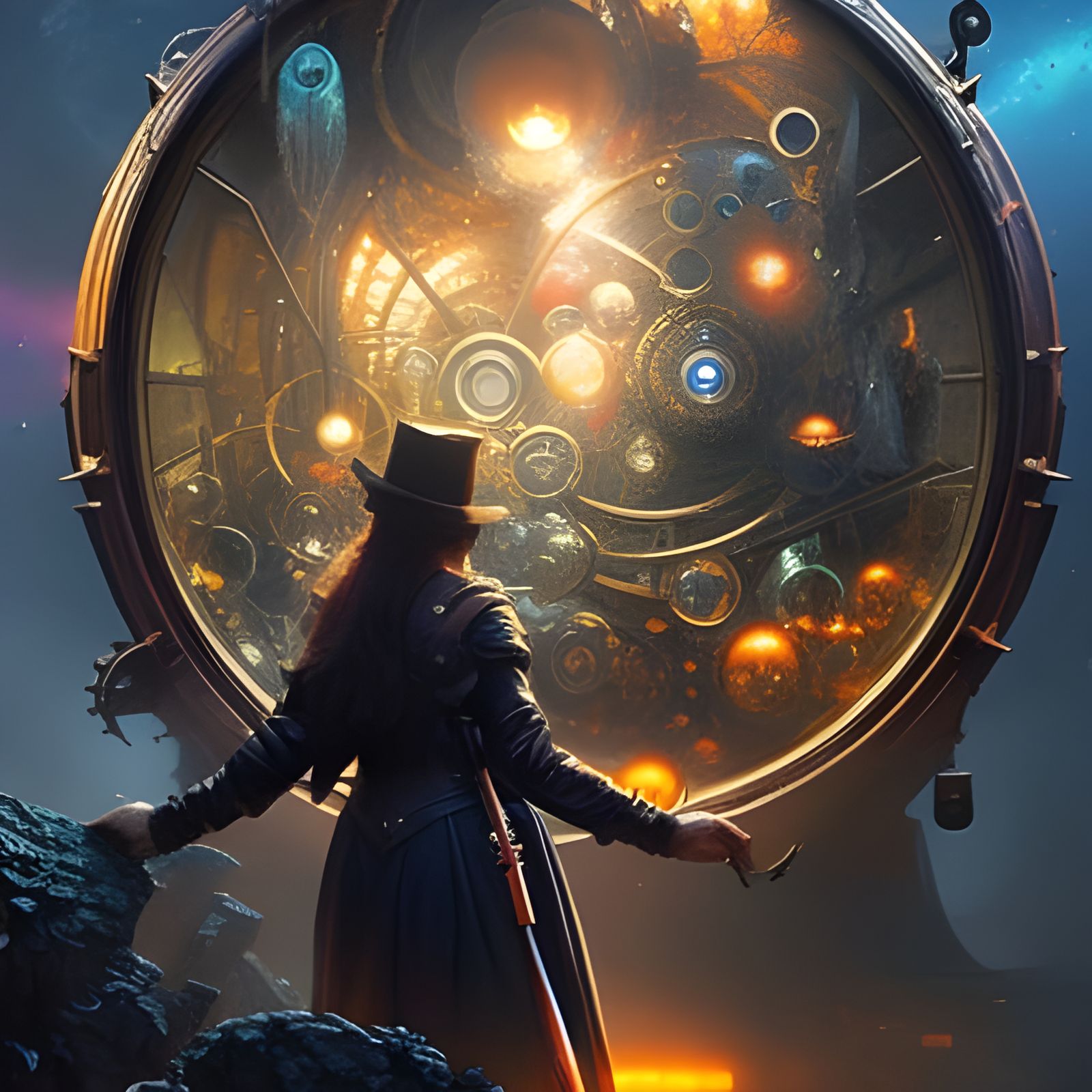 Steampunk Time Traveler