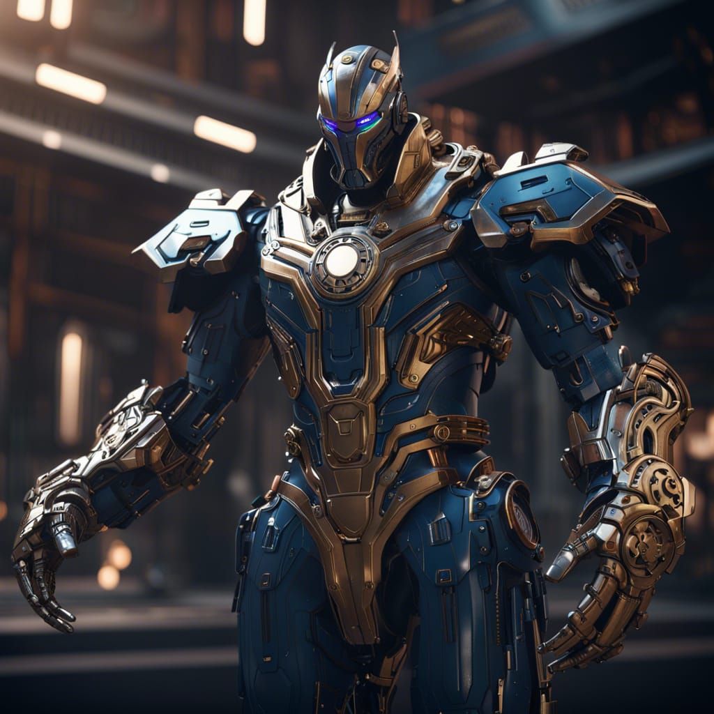 Doctor Strange in a Sci-Fi Mech Suit