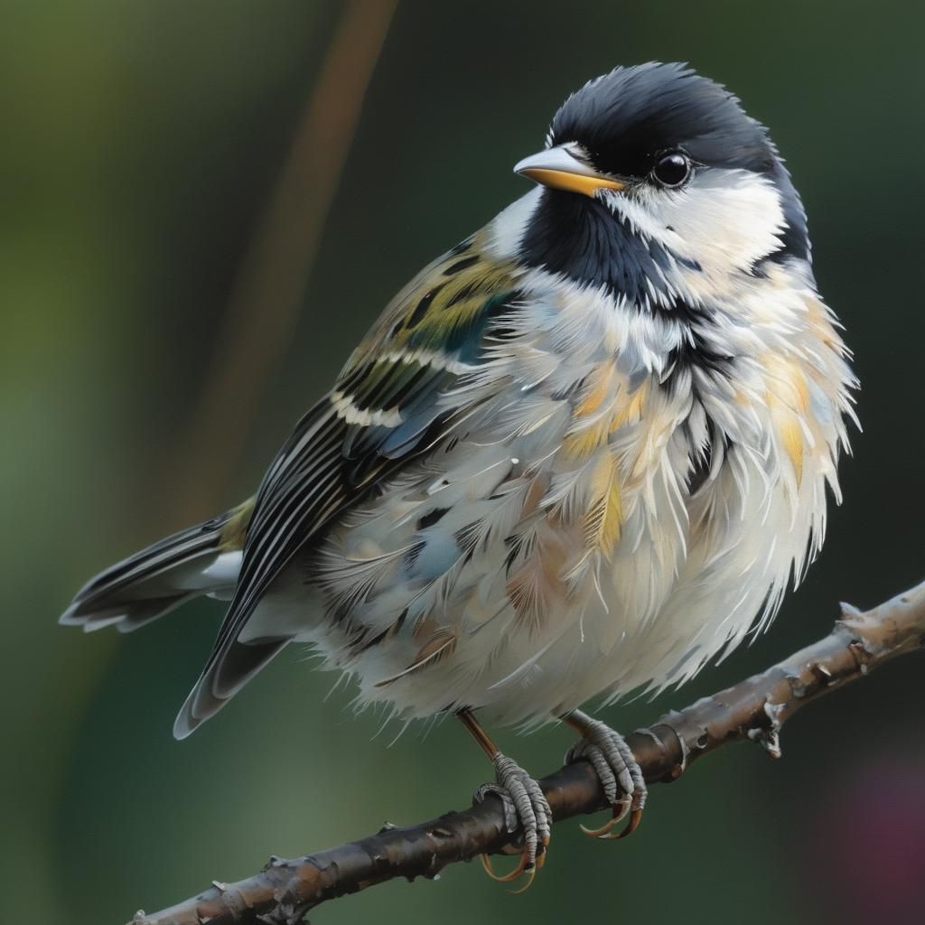 Intricate Entangled Composition with Detailed Elements