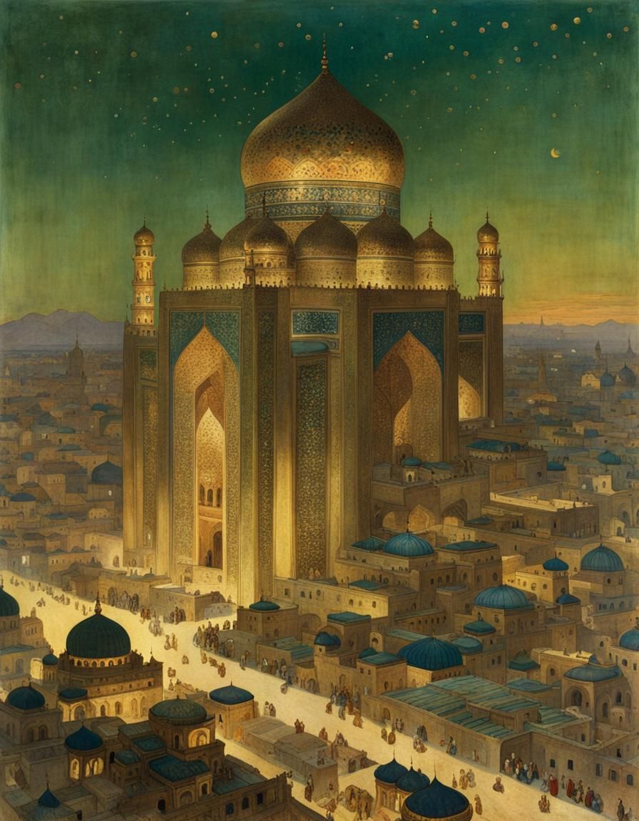 Evening in Baghdad, by Edmund Dulac