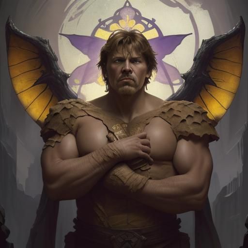 The Thing: Stone-like Hero in Dark Fantasy Art