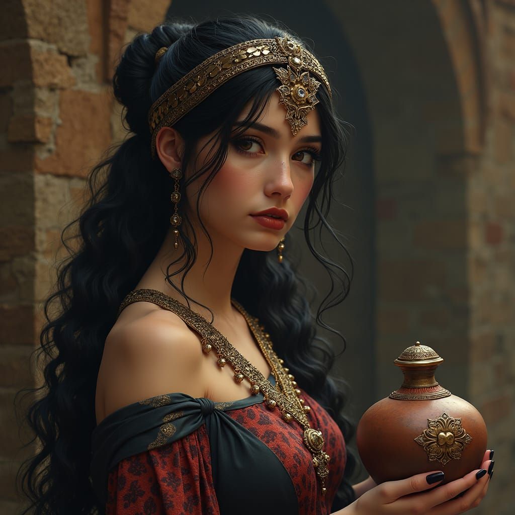 Etruscan Goddess Alpanu Reigns in the Underworld