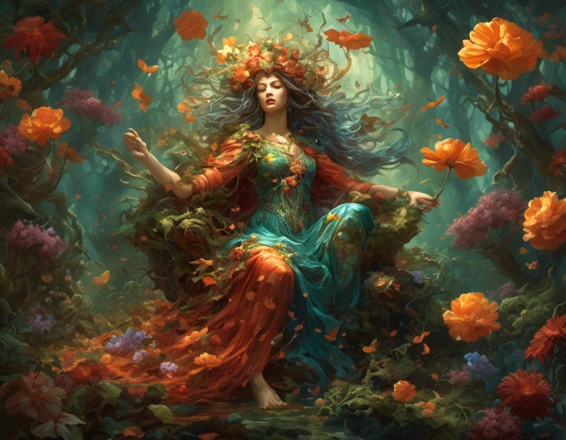 Persephone, Queen of the Underworld: Hyperrealism