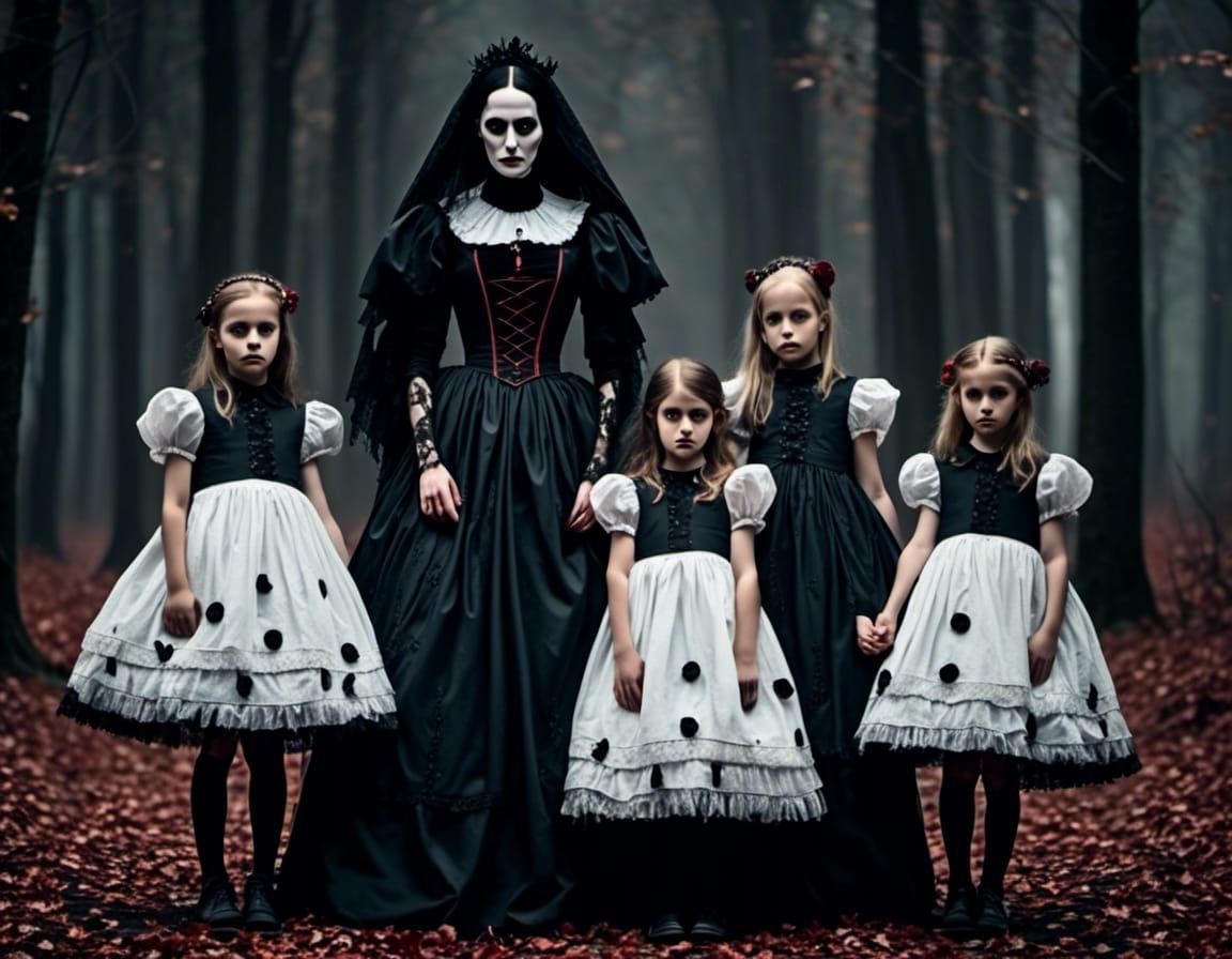 stern nanny and her charges