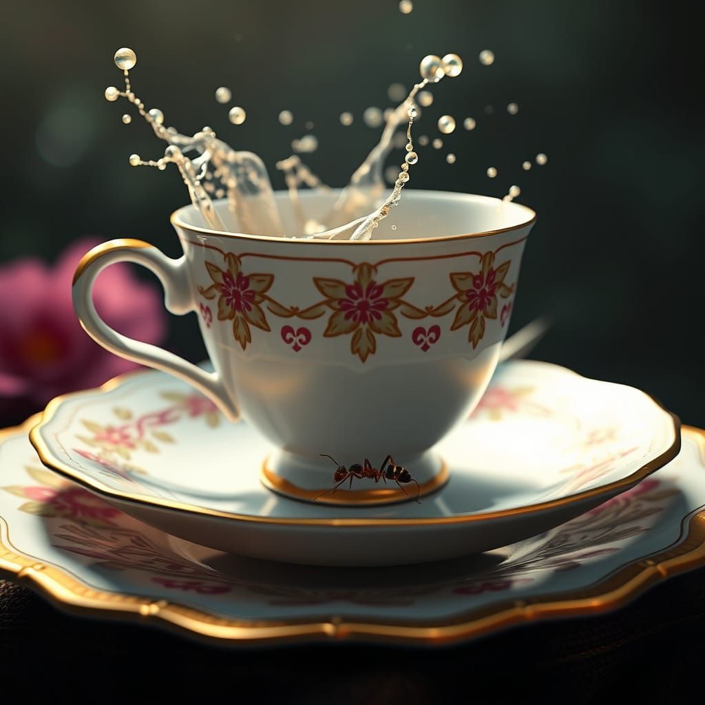 Ant's View of Giant Teacup Landscape