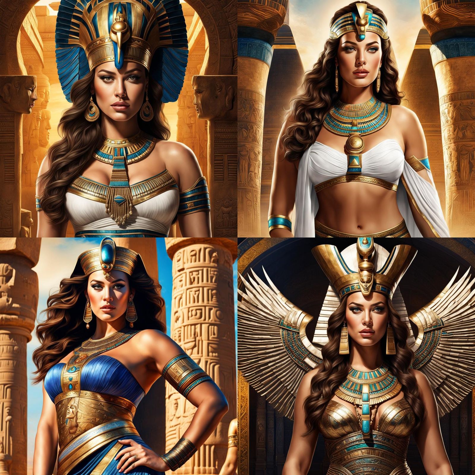 Egyptian Princess in Fantasy Realism Digital Art