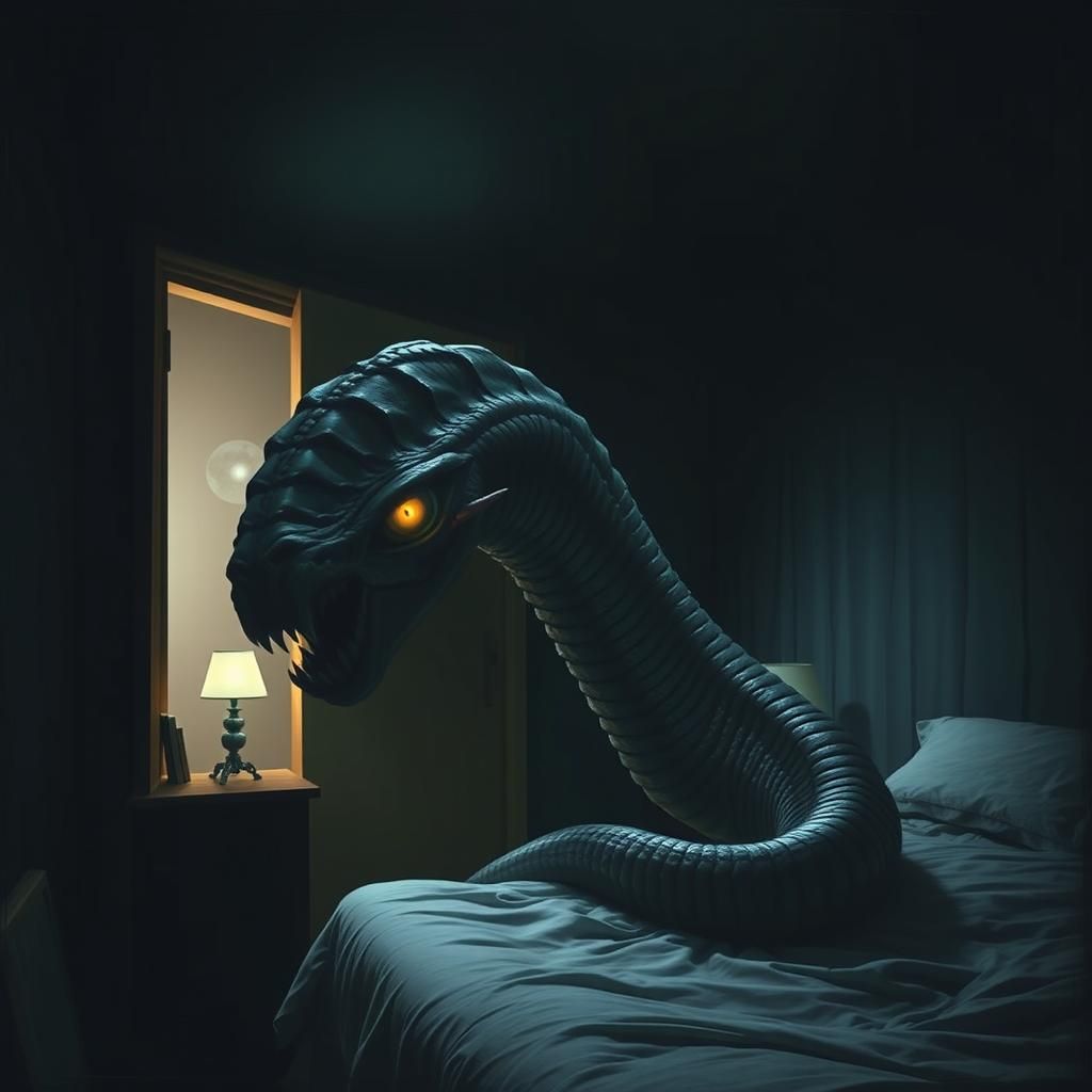 Eldritch Horror: Cyclopean Serpent Enters Bedroom