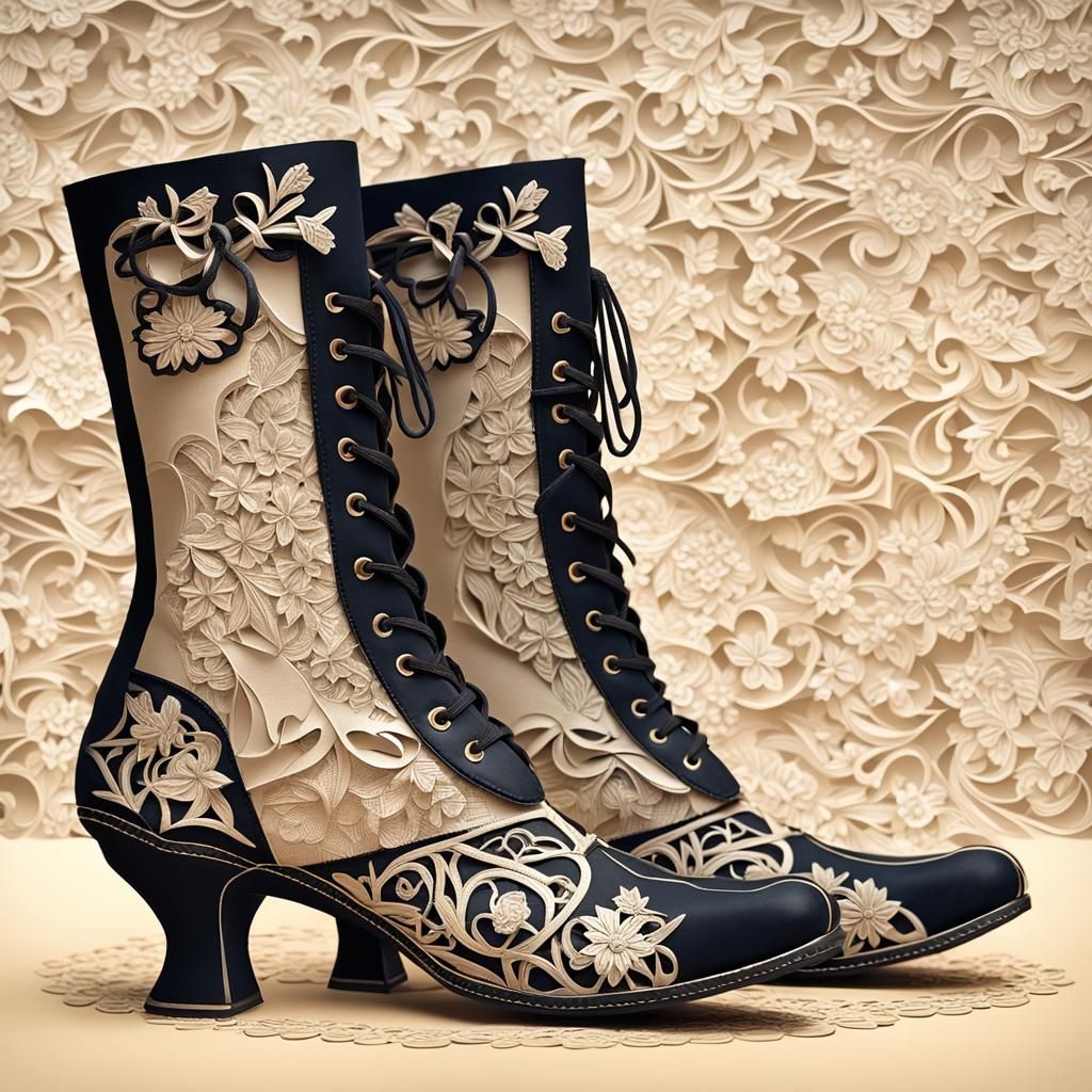 Kirigami boots