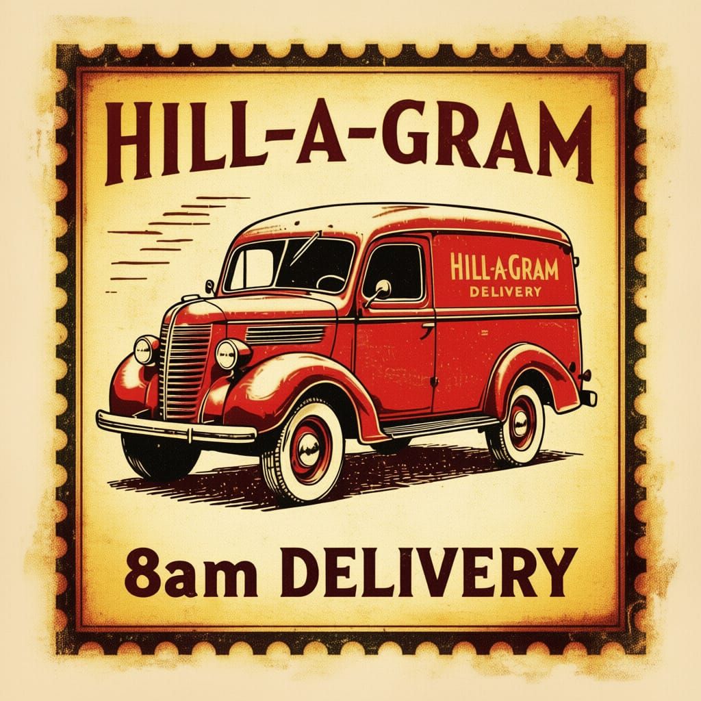 Aged Stamp with Weathered Edges