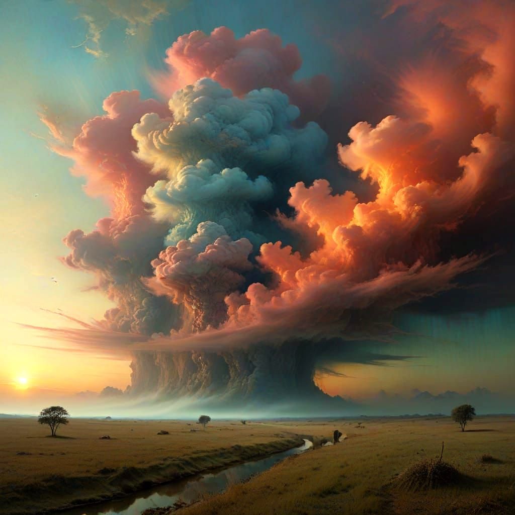 Ethereal Purgatory Realm in Spiritual Cleansing Landscape