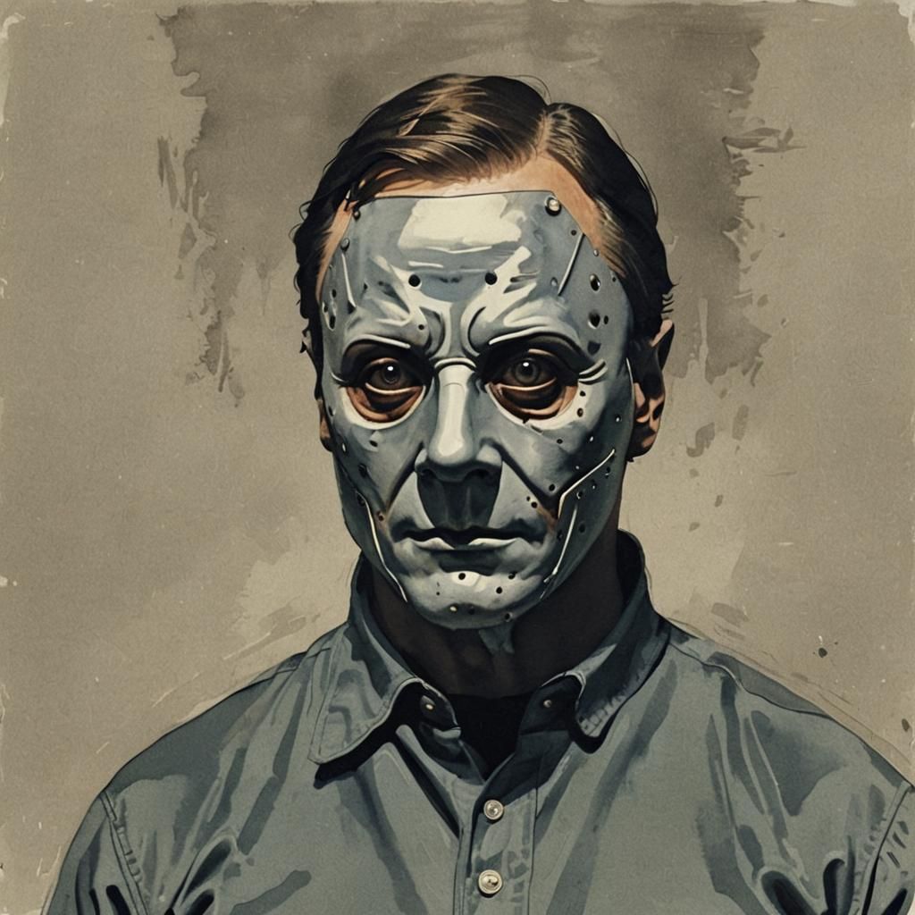 Hannibal Lecter as Michael Myers AI Fusion