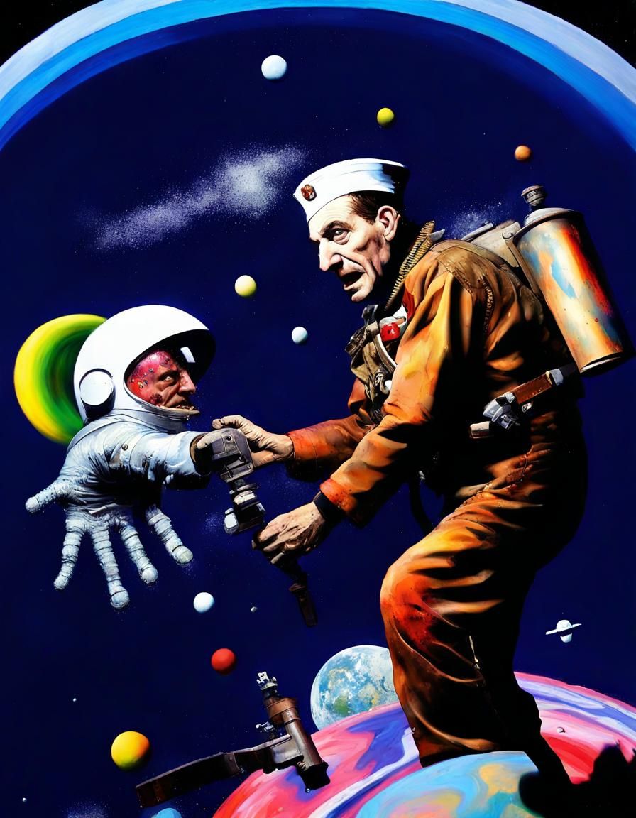 Mad Space Captain: Graffiti and Street Art Fusion