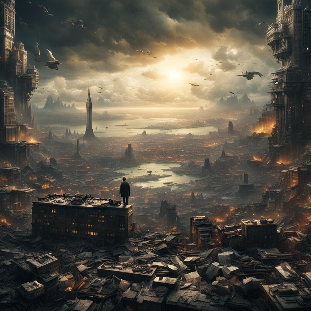 Epic Digital Painting: The End of the World
