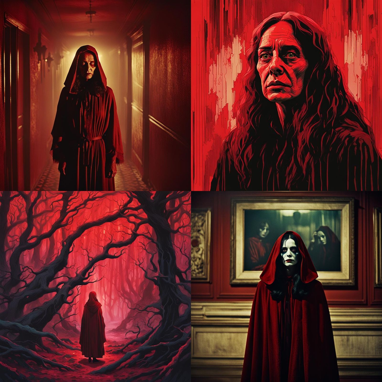 Woman Witch from Suspiria: 80s VHS Filmgrab