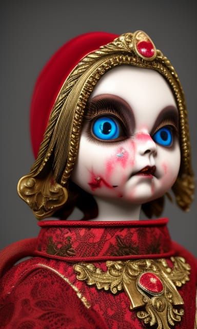 terrifying gothic porcelain dolls
