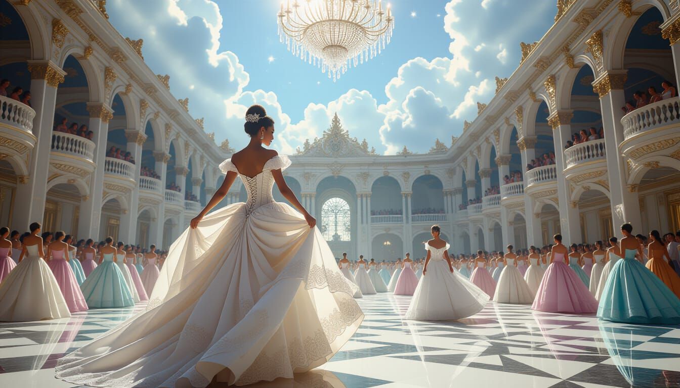 Surreal Ballroom Celebration of Womanhood