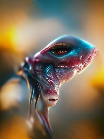 Beautiful Alien Concept Art in 8K Resolution