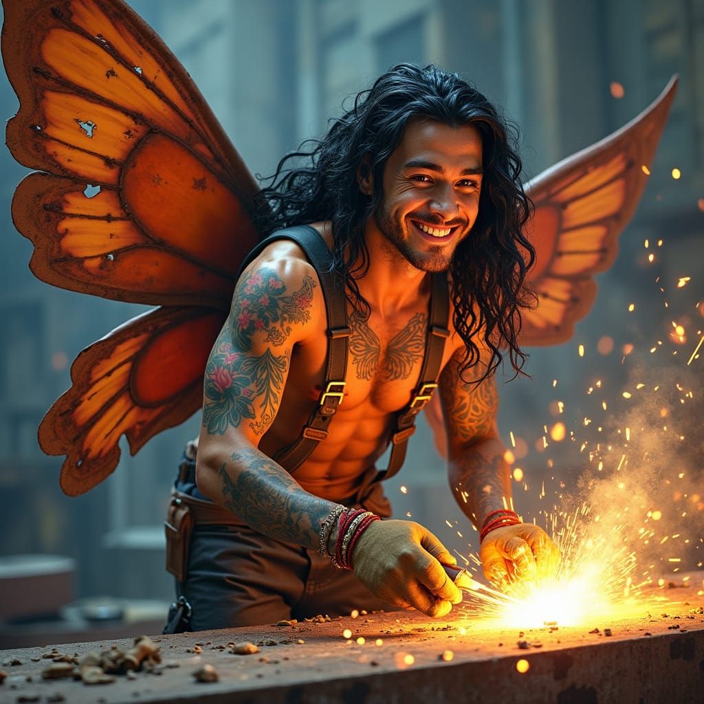 Happy Welder Fairy