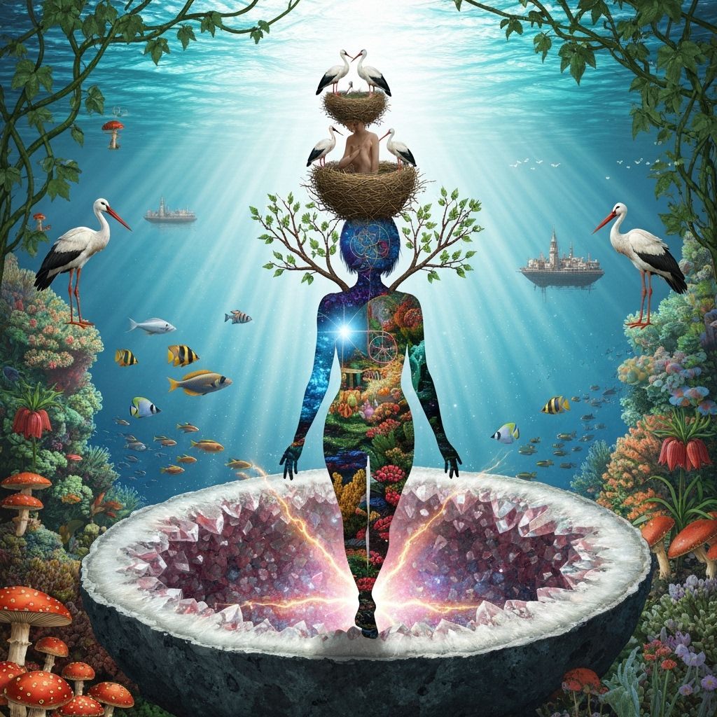 Dreamlike Interconnectedness: Geode Reef and Cosmic Energy