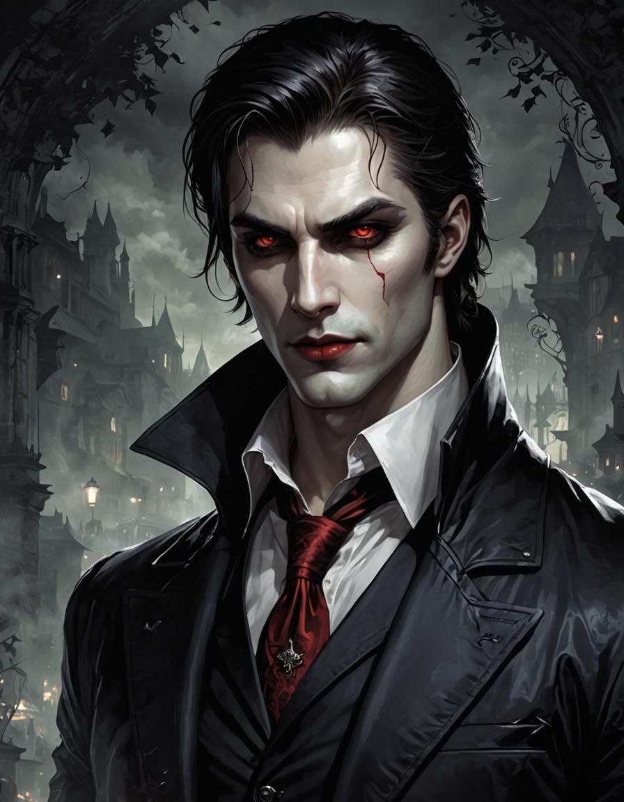 Masquerade Vampire Portrait
