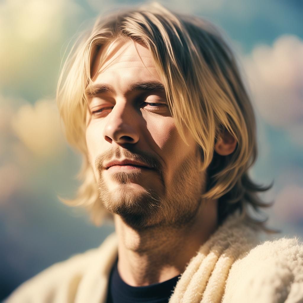 Heavenly Portrait in Soft Focus with Ethereal Glow