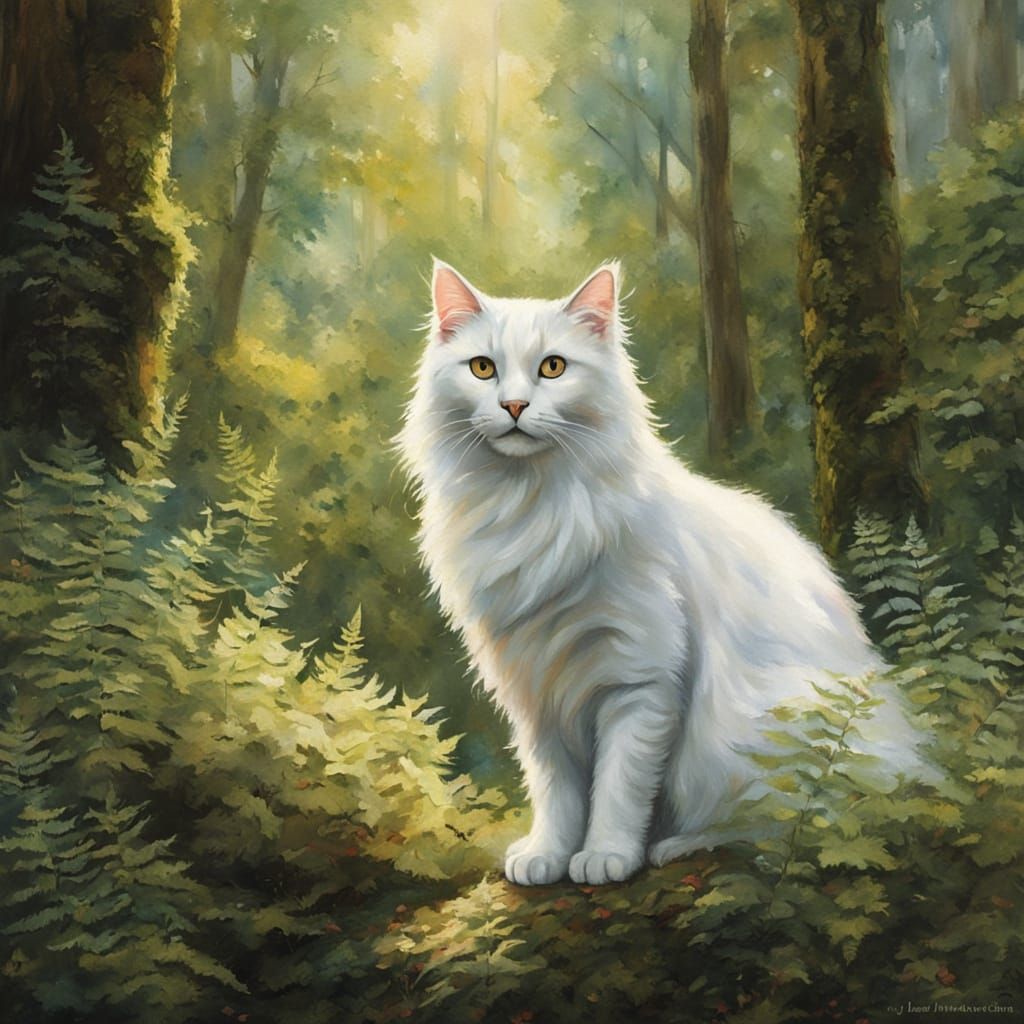 White cat