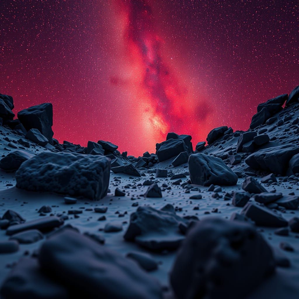 Cosmic Red Dwarf Landscape in Stunning 8K Resolution
