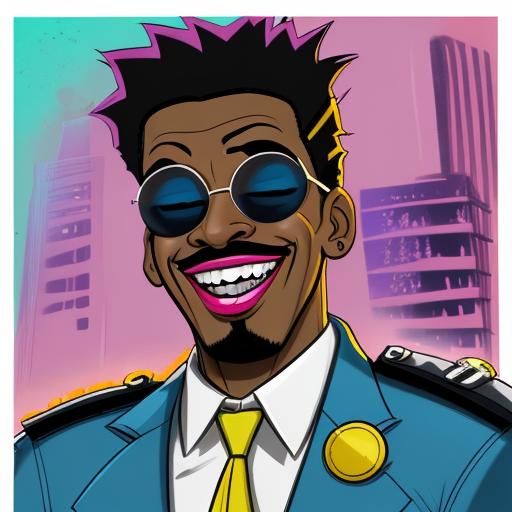 Humorous Cartoon Caper Sketch of New Jack Cops