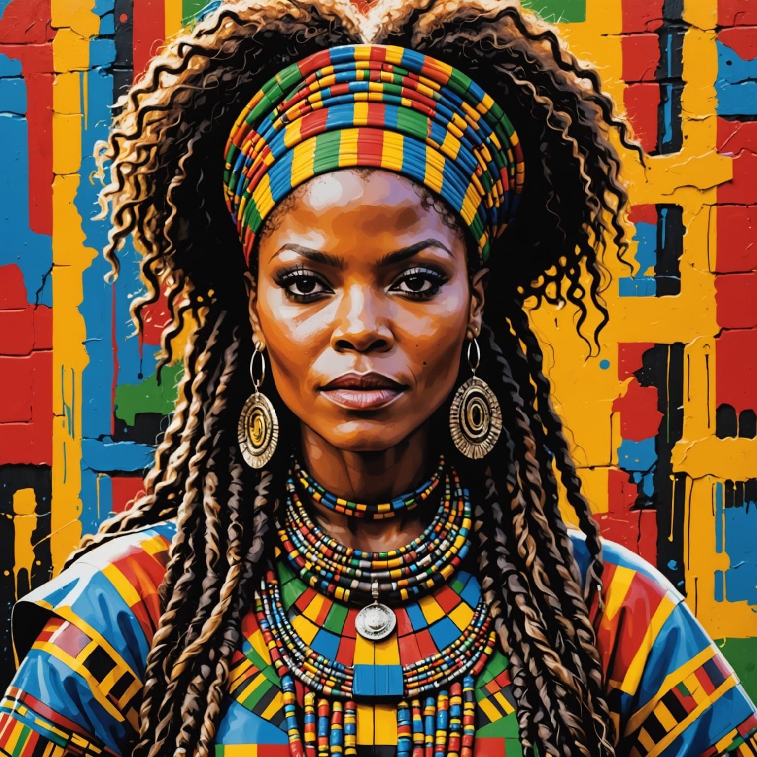 Janet Jackson in Vibrant Kente Kaba and Slit, Ghanaian Cultu...