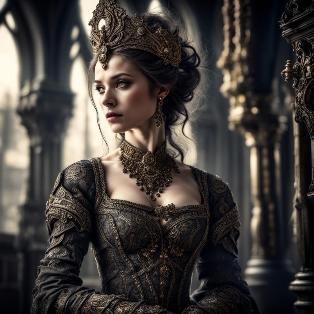 Hyperrealistic Portrait of Lady Epoch