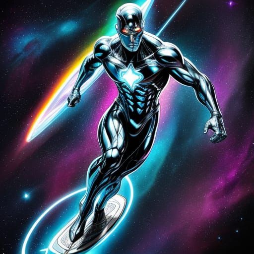 Surfing with the Silver Surfrer