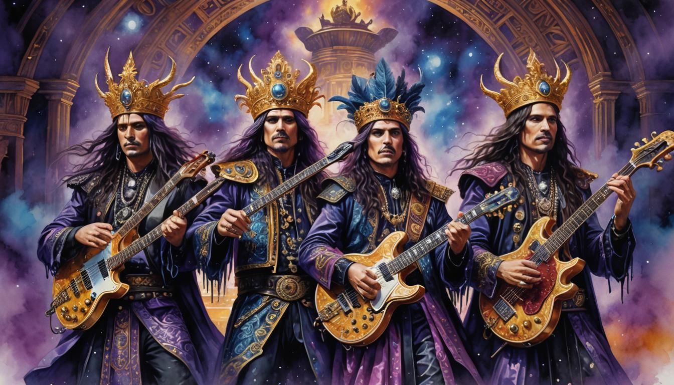 Esoteric Celestial Heavy Metal Band in Concert