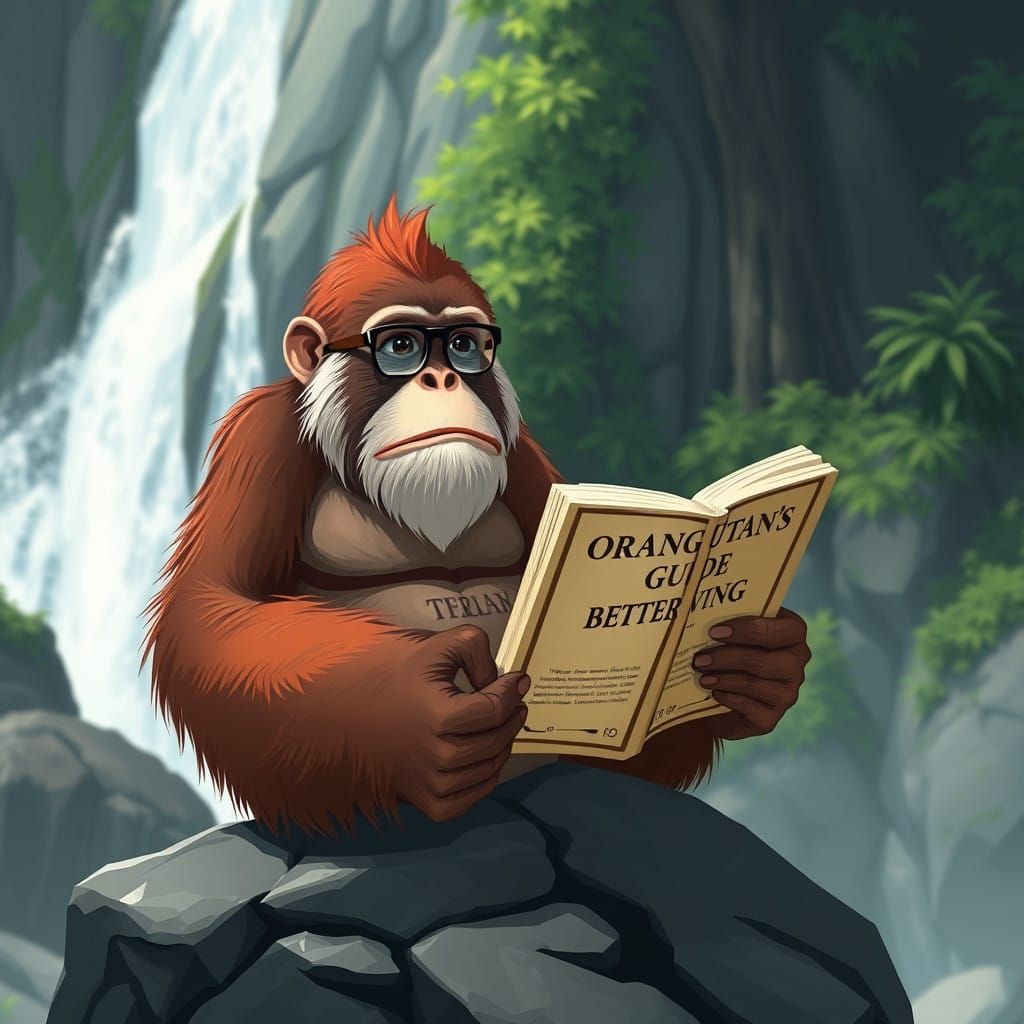 Wisdom in the Wilderness: A Sage Orangutan's Tale