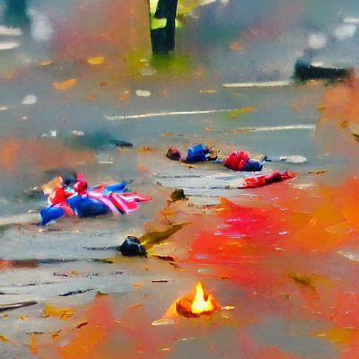 Dystopian World: Chaos and Resilience