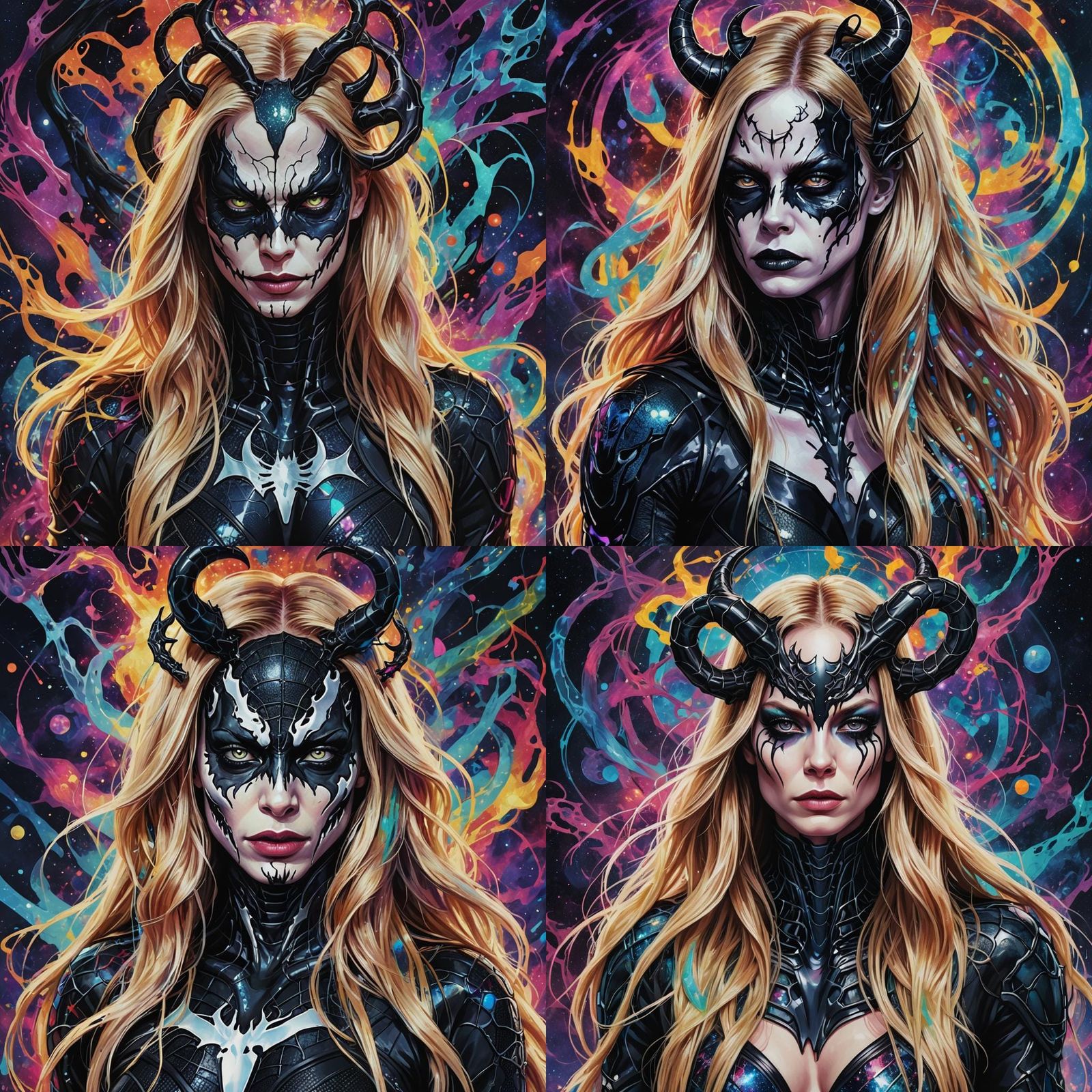 Avril Lavigne as Venom: Cosmic Astral Illustration