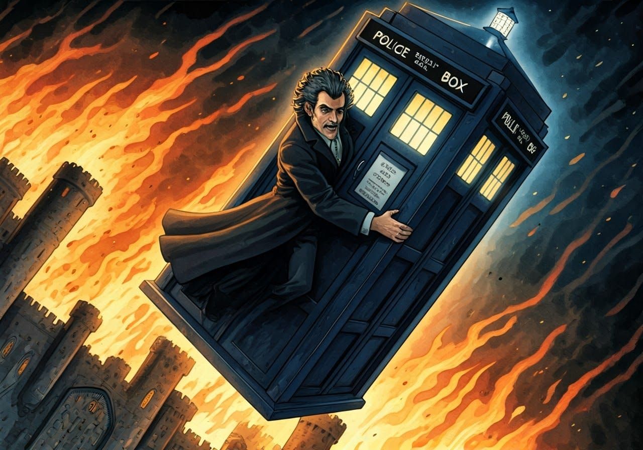 Time Lord in Perilous Flight