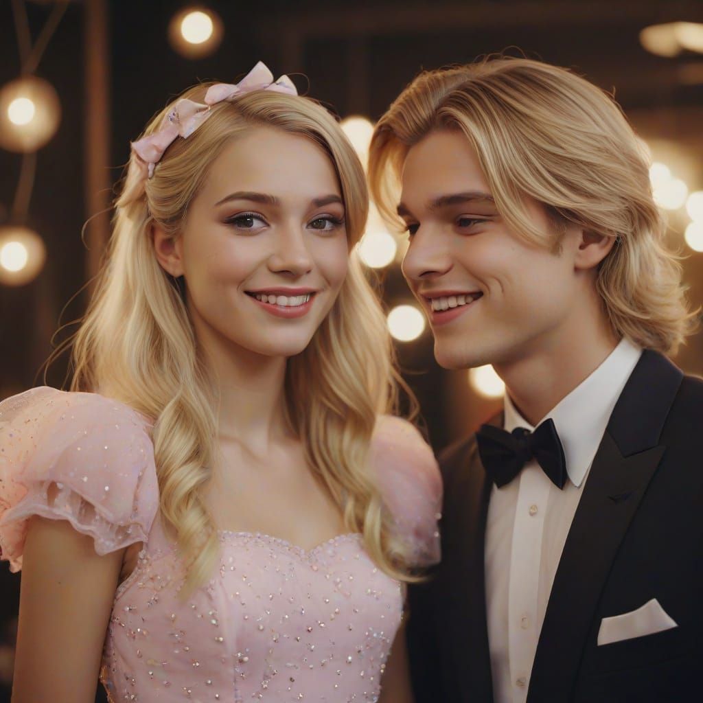 Guy in Fairy Dress Takes Selfie With Girlfriend