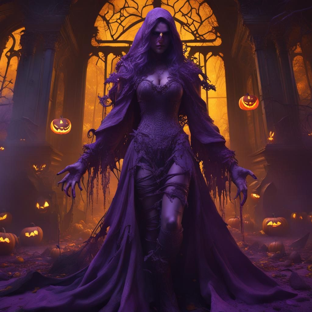 Scary Halloween: Dark Fantasy Concept Art