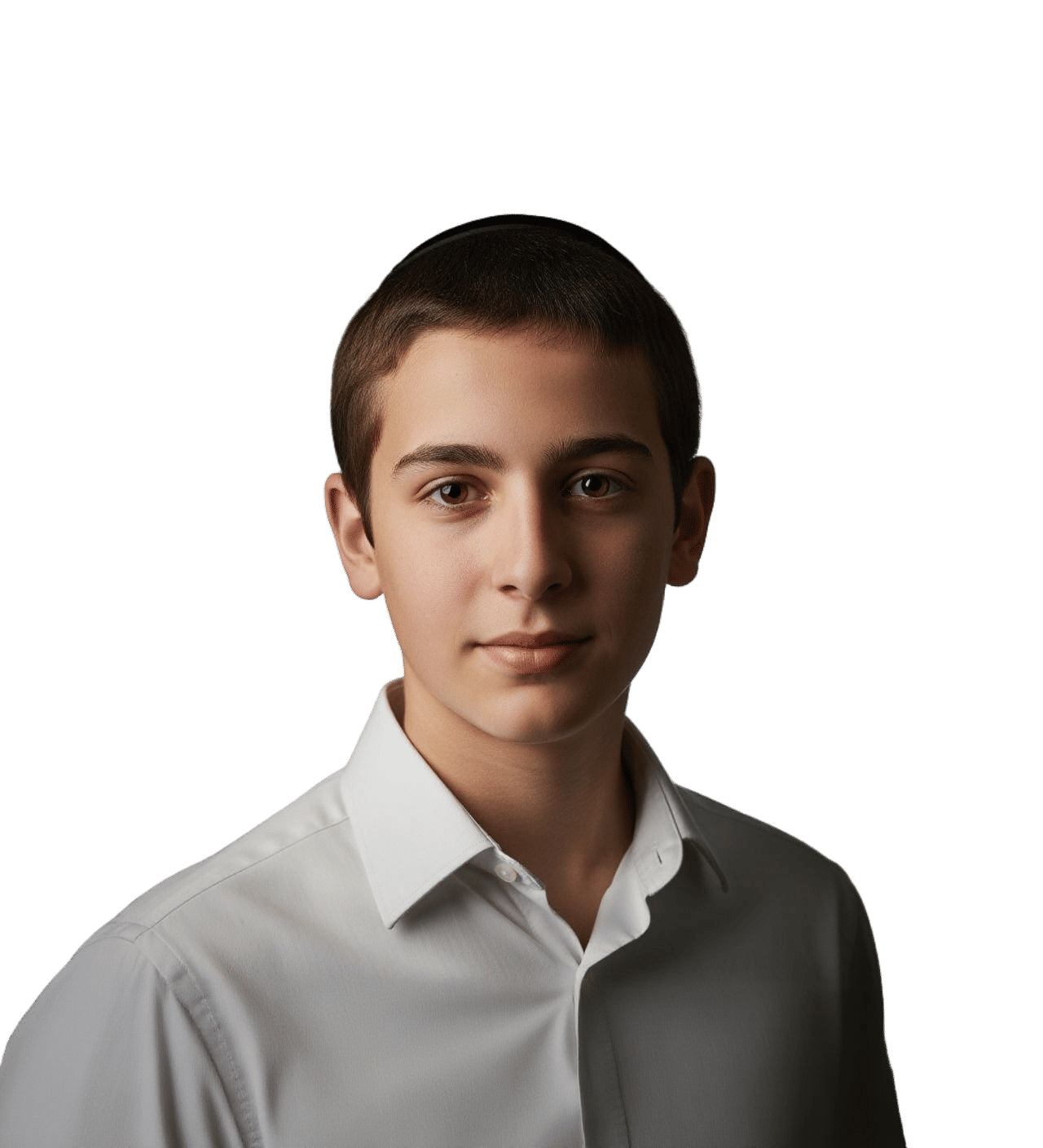 Realistic Portrait of Young Orthodox Jewish Man