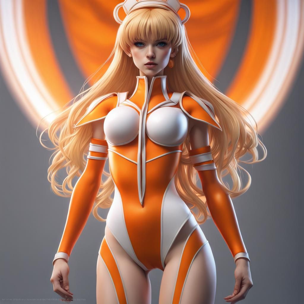 Sailor Venus: Detailed Matte Painting in 8K
