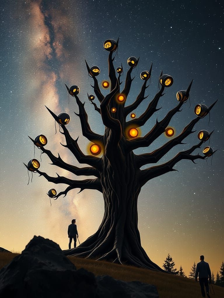 Face in the Clouds: Surreal Landscape