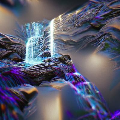 Spectacular 8K 3D Waterfall Visualization